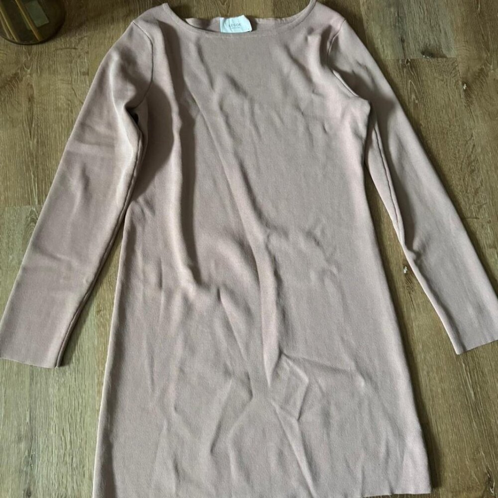 Legoe‎ Heritage Long Sleeve Baby Soft Pink Knit Long Sleeve Ribbed Dress size 3